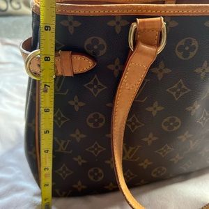 Louis Vuitton tote 15in by 10in.